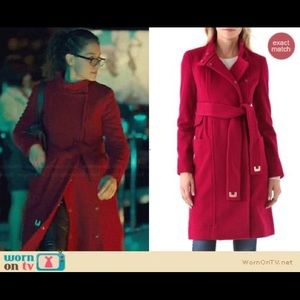 DVF Sabrina Coat aso Orphan Black | Cosima
